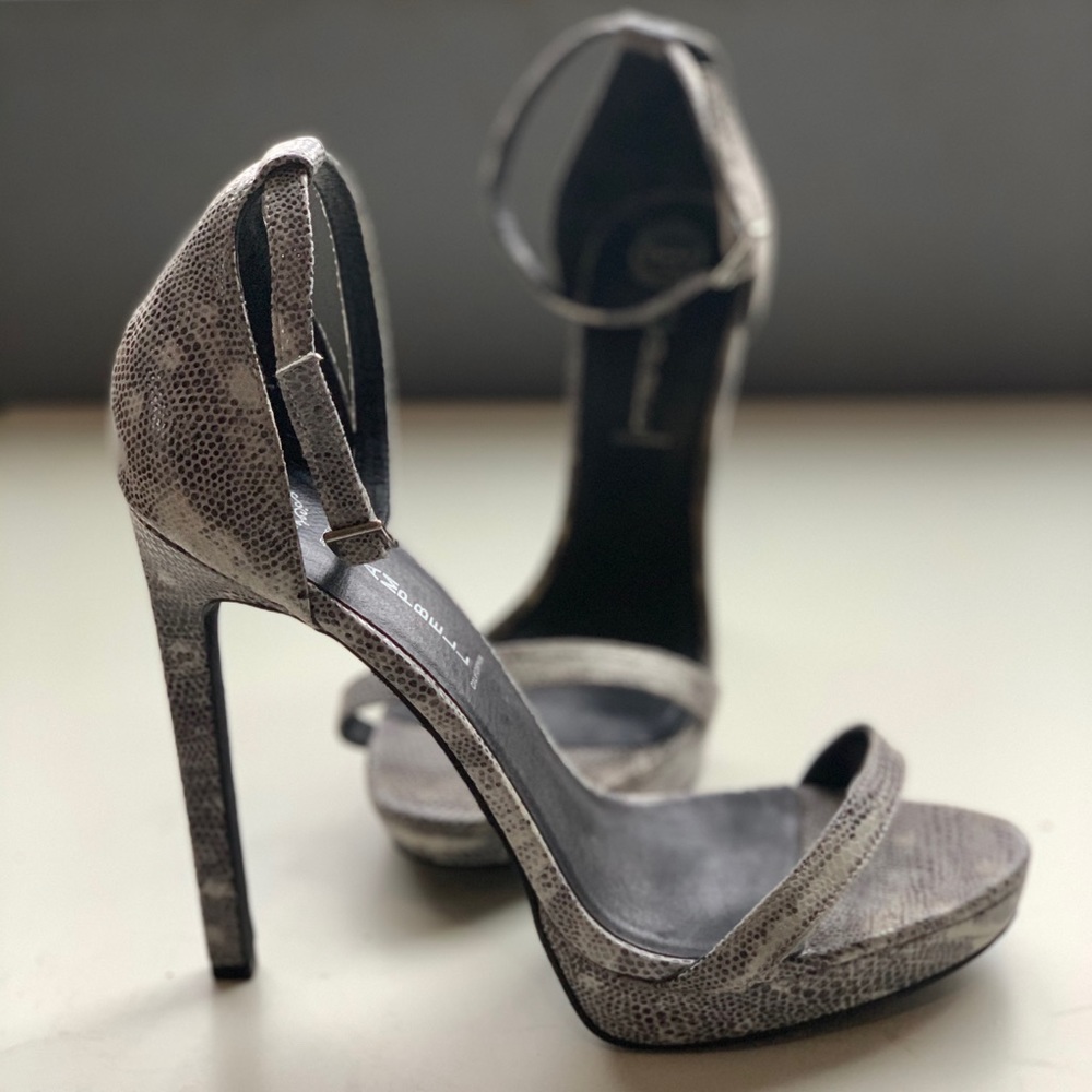 Jeffery Campbell Snakeskin Heels